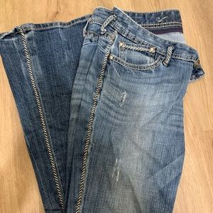 Express Boot cut vintage low rise jeans